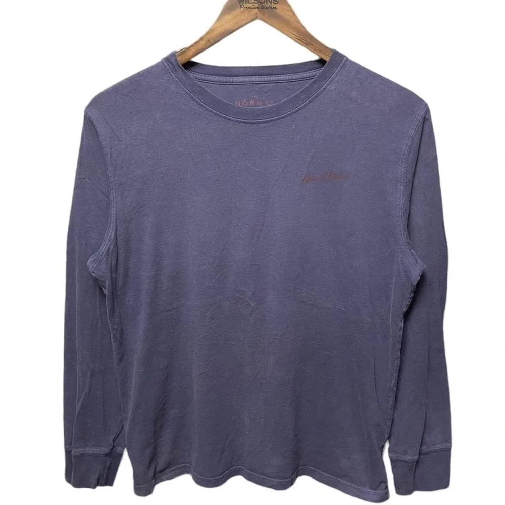 hand crafted the normal brand built by brothers long sleeve crewneck shirt